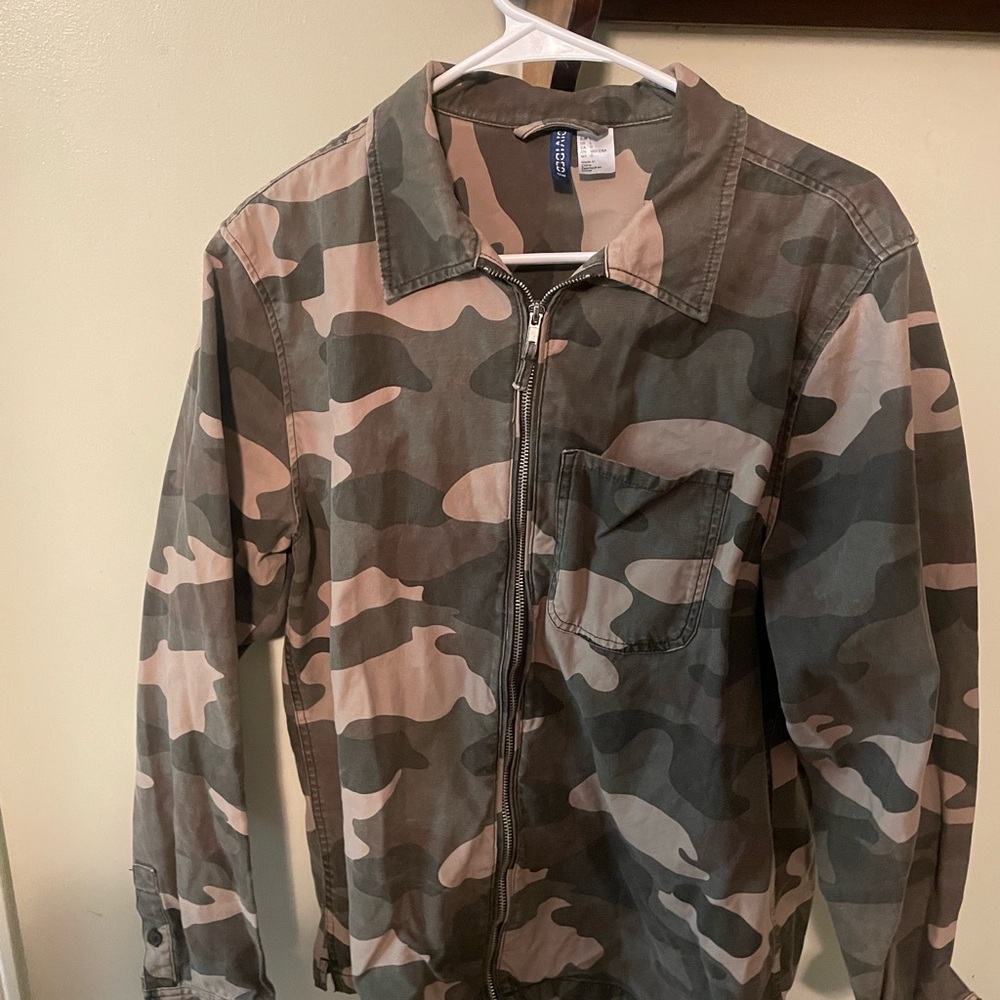 Divided Camouflage Utility Jacket